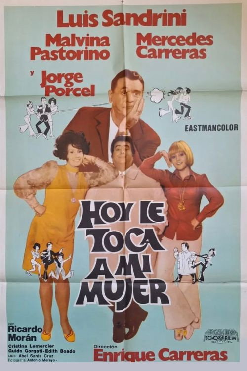 Movie poster for Hoy le toca a mi mujer (1973)
