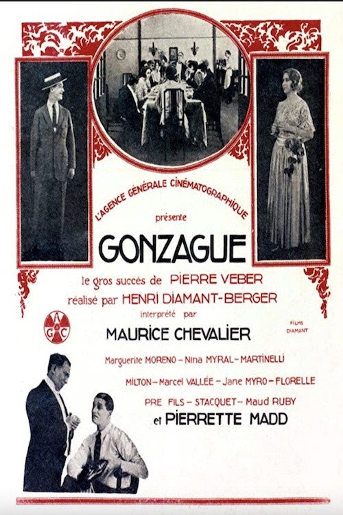 Movie poster for Gonzague (1923)