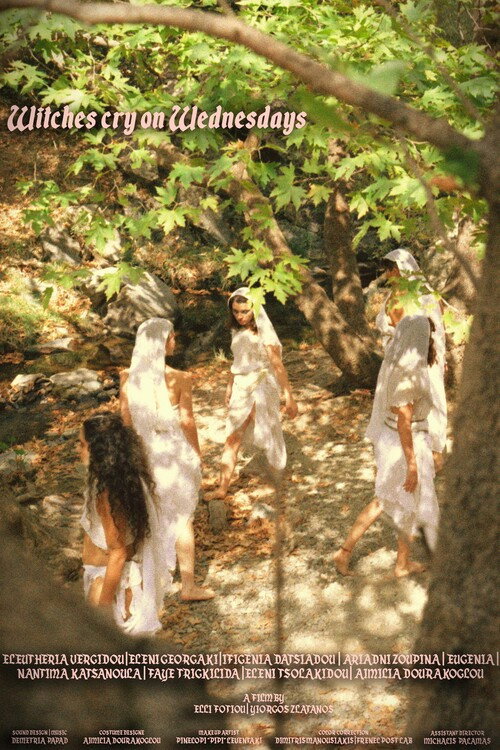 Movie poster for Witches cry on Wednesdays (2021)