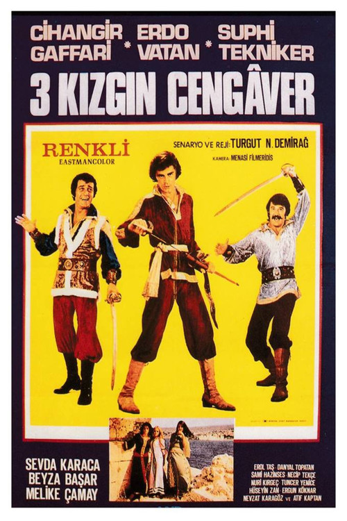 Movie poster for Üç Kızgın Cengaver (1971)
