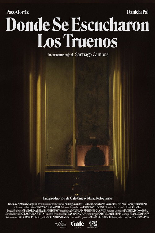 Movie poster for Where thunders were heard (2021)