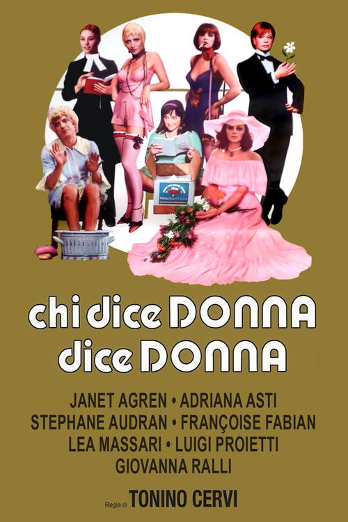 Movie poster for Chi dice donna, dice donna (1976)