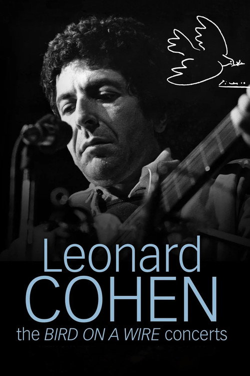 Movie poster for Leonard Cohen: The Bird on a Wire Concerts (2024)