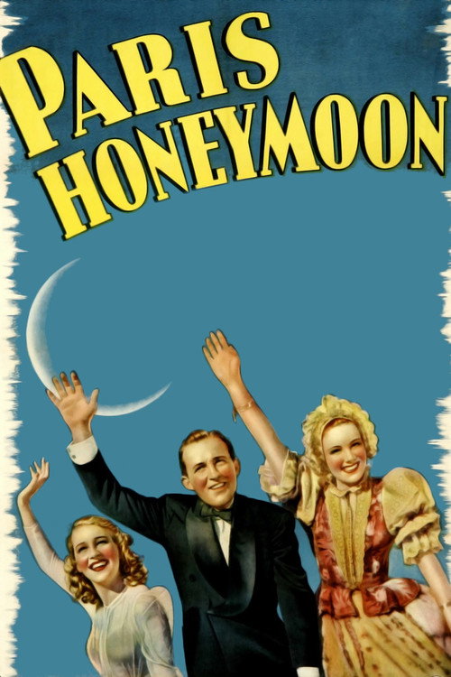Movie poster for Paris Honeymoon (1939)