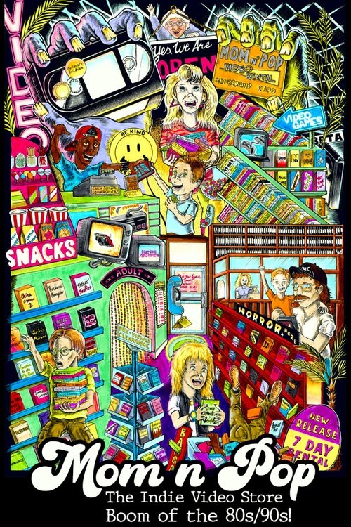 Movie poster for Mom n' Pop: The Indie Video Store Boom of the 80s/90s (2022)
