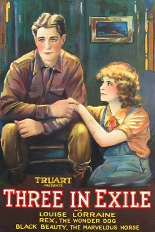 Movie poster for Three in Exile (1925)