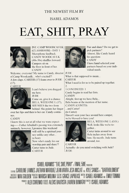 Movie poster for Eat, Shit, Pray (2023)