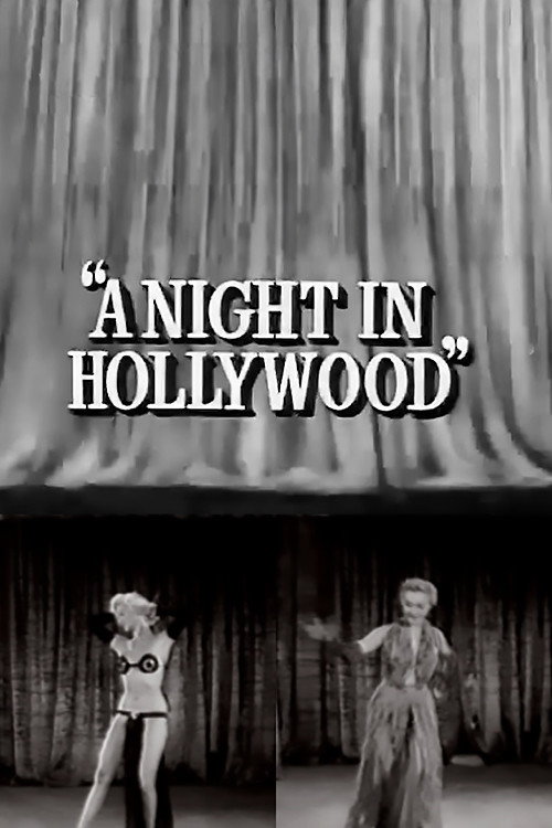 Movie poster for A Night in Hollywood (1953)