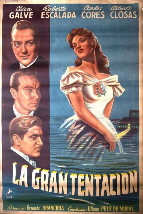 Movie poster for La gran tentación (1948)