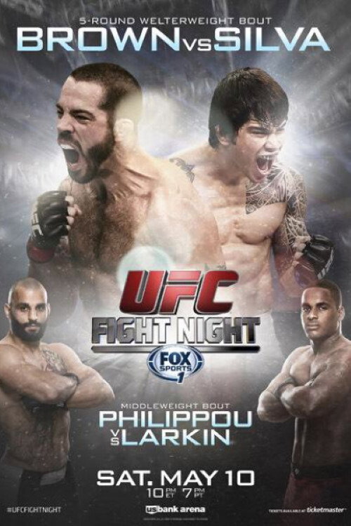 Movie poster for UFC Fight Night 40: Brown vs. Silva (2014)