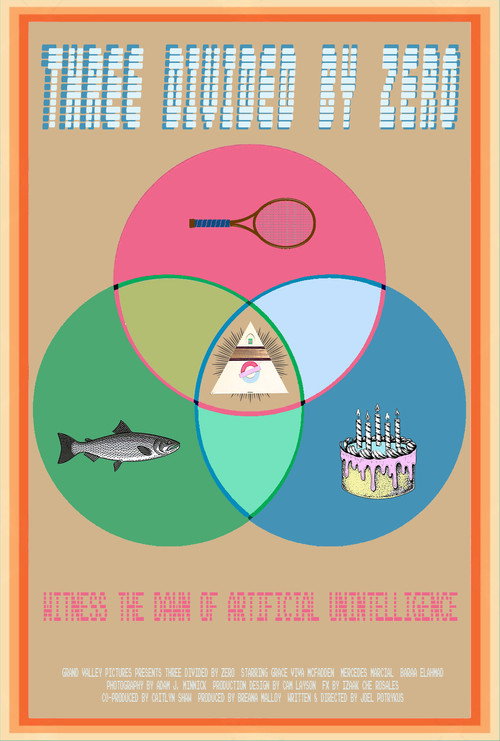 Movie poster for Three Divided by Zero
