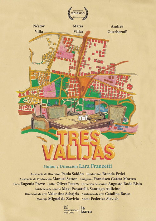 Movie poster for Tres valijas (2018)