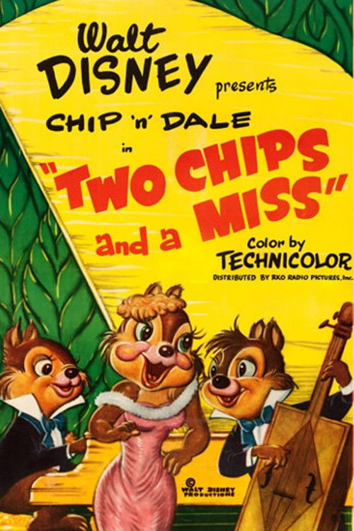 Movie poster for Two Chips and a Miss (1952)