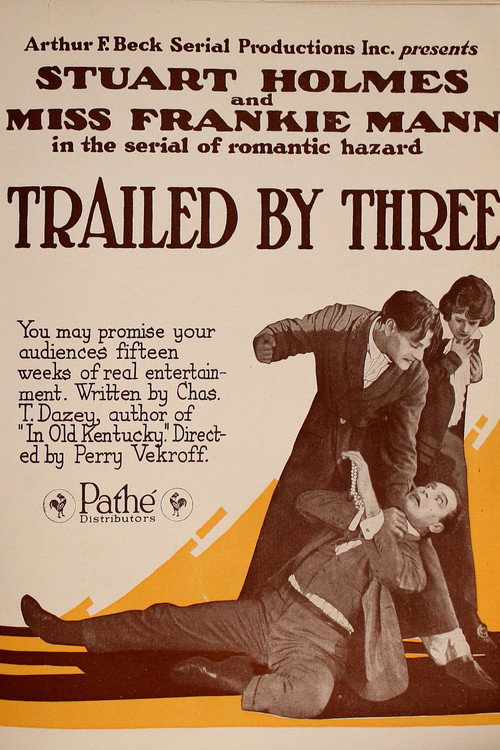 Movie poster for Trailed by Three (1920)