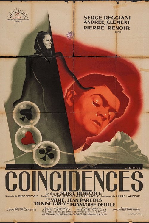 Movie poster for Coïncidences (1947)