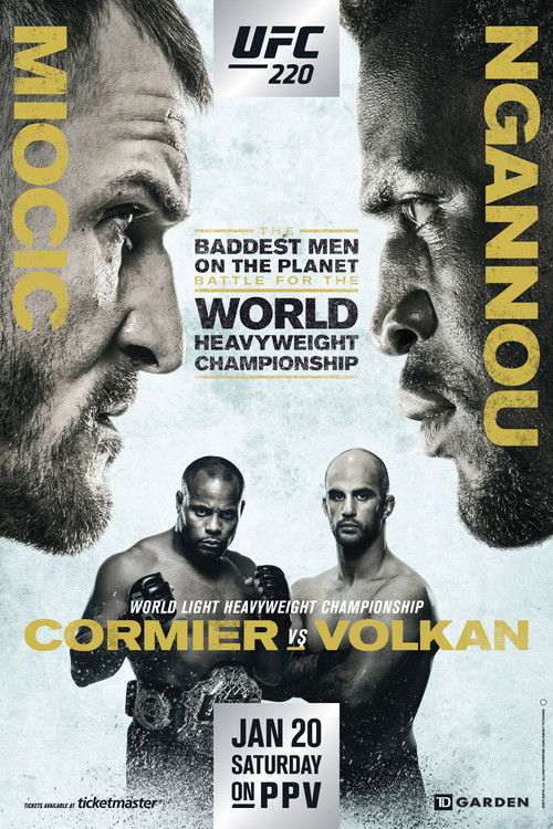 Movie poster for UFC 220: Miocic vs. Ngannou (2018)