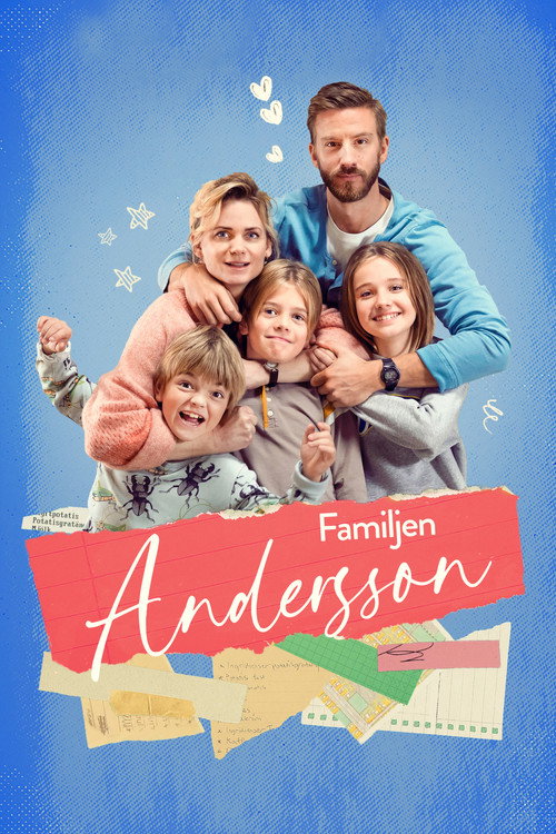 Series poster for Familjen Andersson (2023)