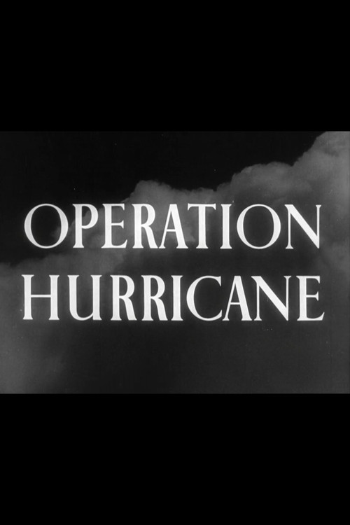 Movie poster for Operation Hurricane (1952)