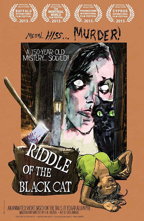 Movie poster for Riddle of the Black Cat (2012)
