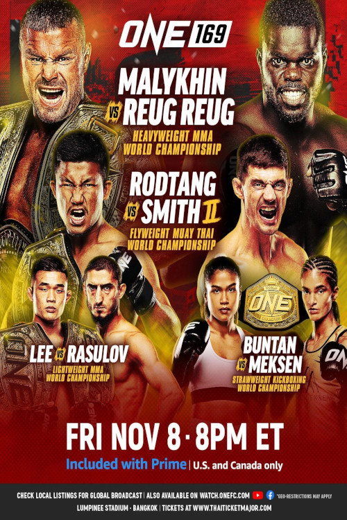 Movie poster for ONE 169: Malykhin vs. Reug Reug (2024)