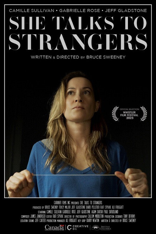 Movie poster for She Talks to Strangers (2023)