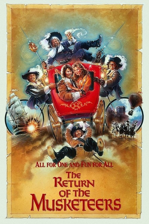 Movie poster for The Return of the Musketeers (1989)