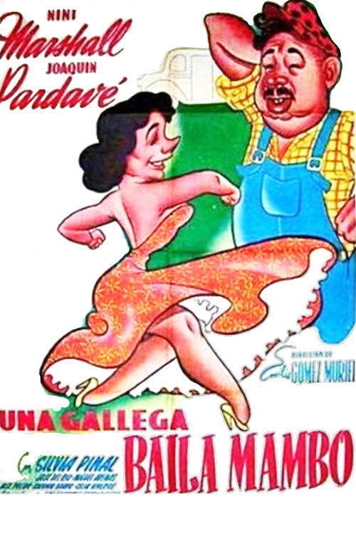 Movie poster for Una gallega baila mambo (1951)
