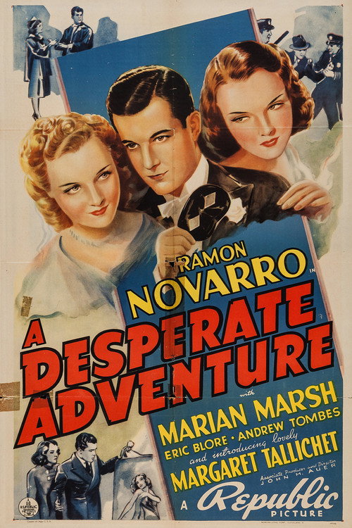 Movie poster for A Desperate Adventure (1938)