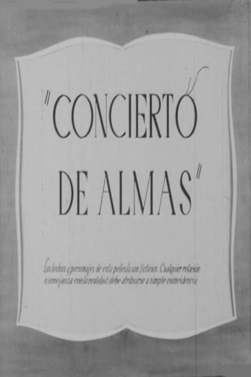 Movie poster for Concierto de almas (1942)