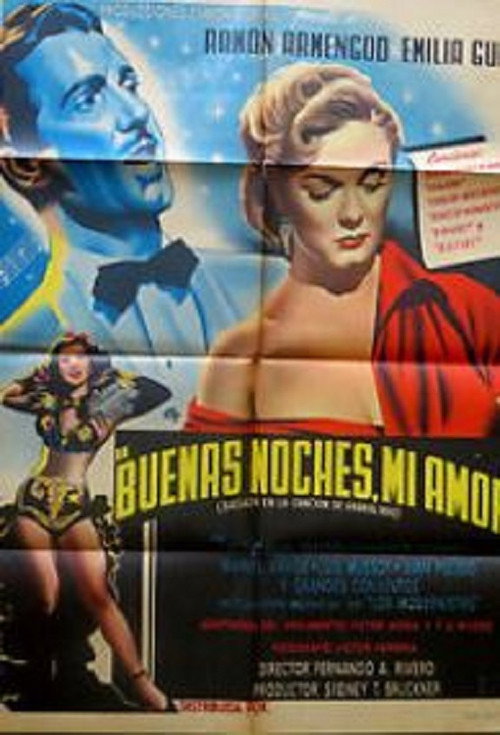 Movie poster for Good night my love (1951)