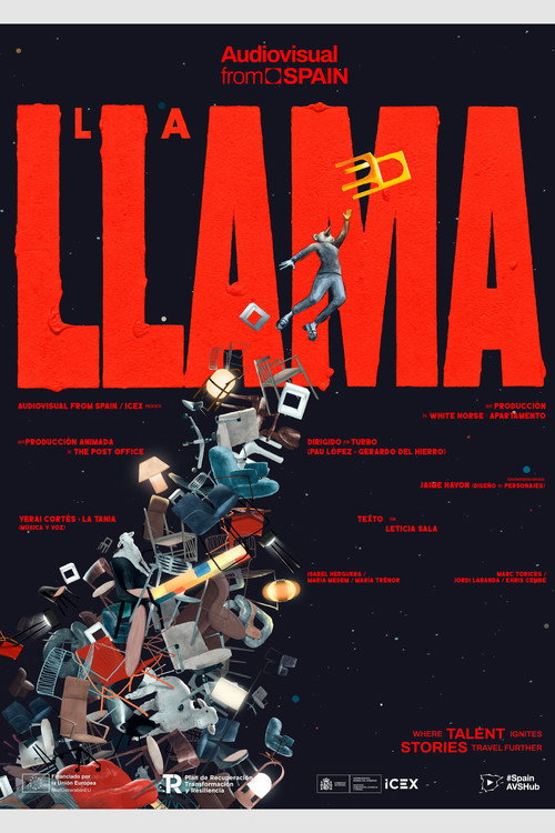 Movie poster for La Llama