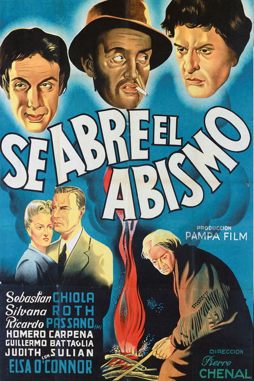 Movie poster for Se abre el abismo (1945)