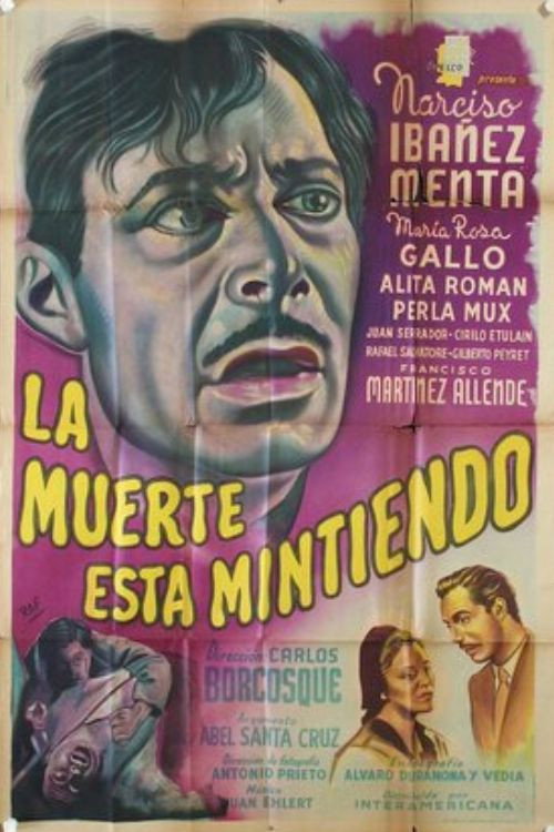 Movie poster for La muerte está mintiendo (1950)