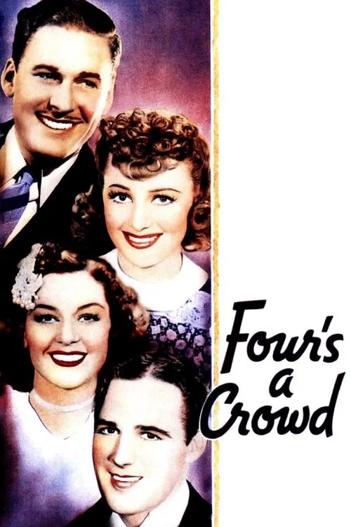 Movie poster for Four's a Crowd (1938)