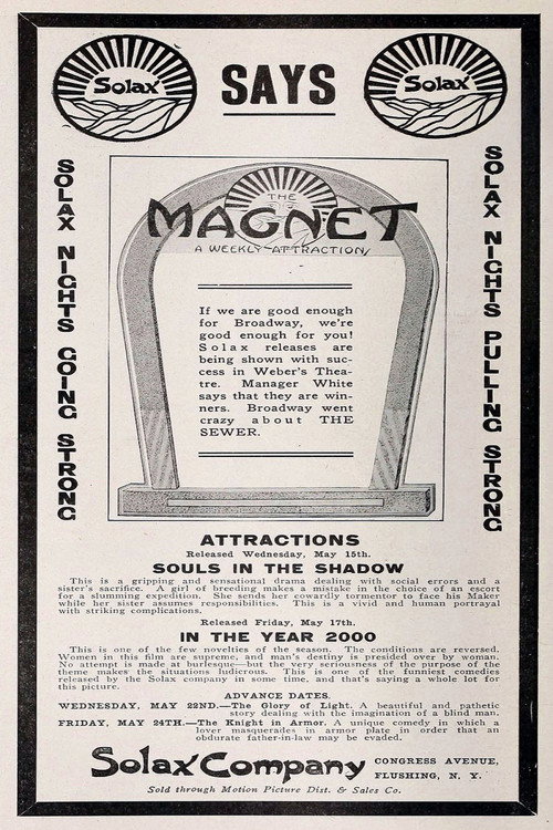 Movie poster for In the Year 2000 (1912)