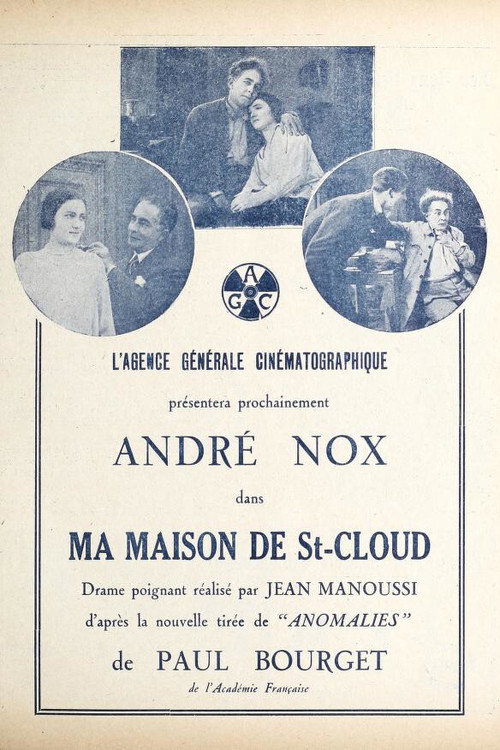 Movie poster for Ma maison de Saint-Cloud (1926)
