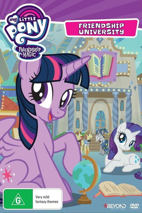 Movie poster for My Little Pony: Friendship Is Magic: Friendship University (2019)