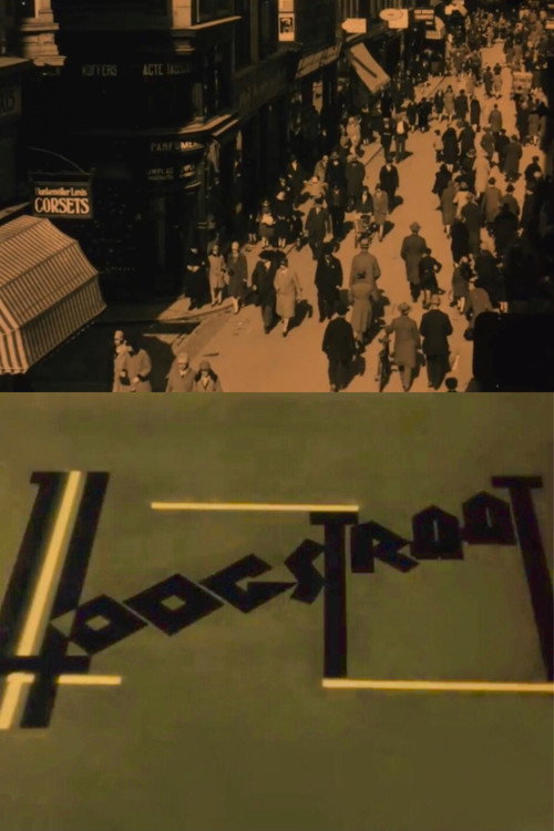 Movie poster for Hoogstraat (1929)