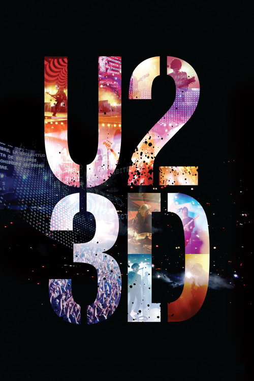 Movie poster for U2 3D (2008)