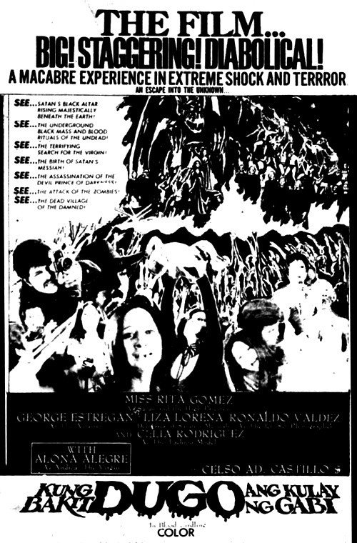 Movie poster for Why Blood is the Color of the Night (1974)