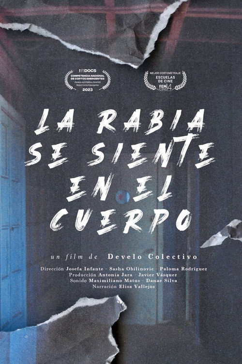 Movie poster for Rage is felt in the body (2023)