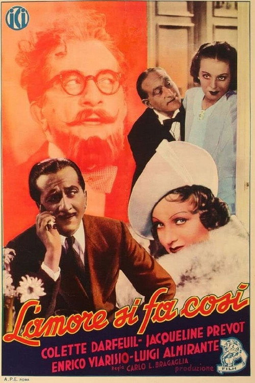Movie poster for L'amore si fa così (1939)