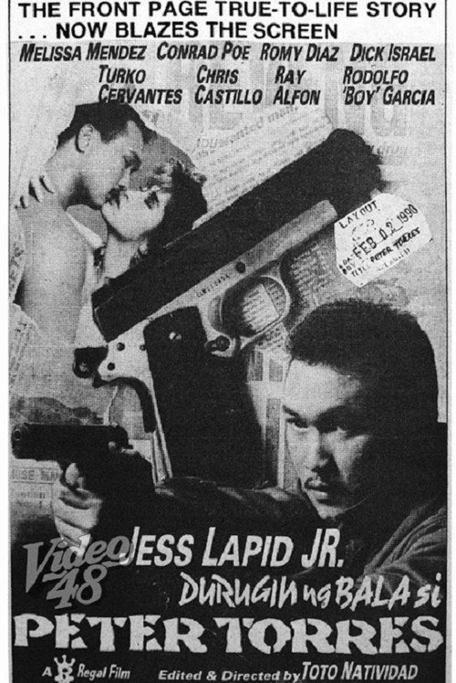 Movie poster for Durugin ng Bala si Peter Torres (1990)