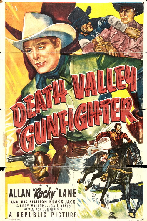 Movie poster for Death Valley Gunfighter (1949)