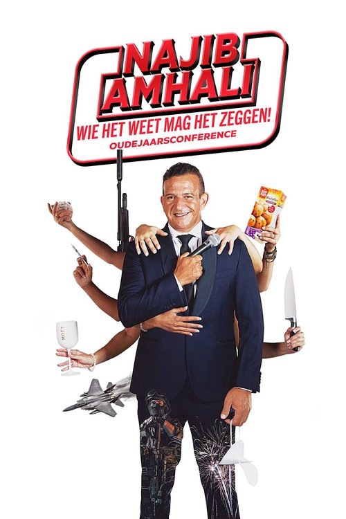 Movie poster for Najib Amhali: Wie het weet mag het zeggen! (2021)