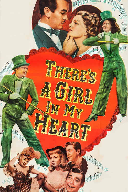 Movie poster for There's a Girl in My Heart (1949)