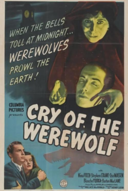 Movie poster for Cry of the Werewolf (1944)