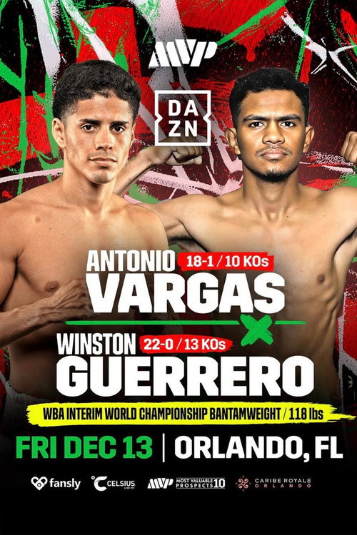 Movie poster for Antonio Vargas vs. Winston Guerrero (2024)