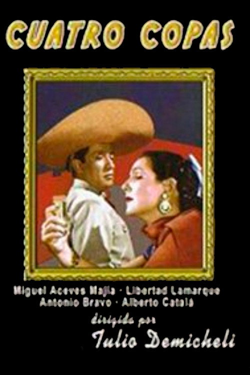 Movie poster for Cuatro copas (1958)