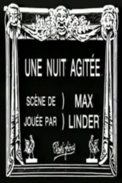 Movie poster for An Agitated Night (1912)